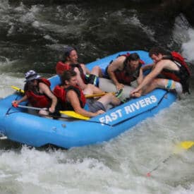 white water rafting for men in recovery in Asheville