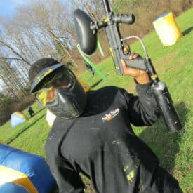 paint ball fun in recovery for men